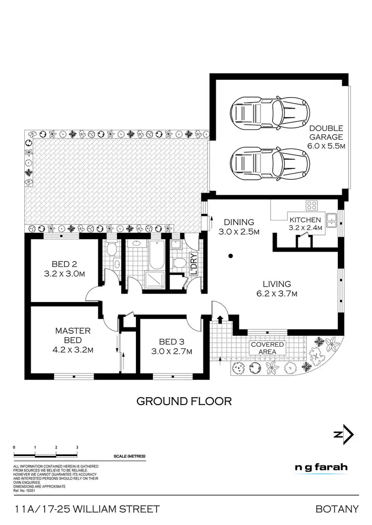 Floorplan of Homely townhouse listing, 11A/17-25 William Street, Botany NSW 2019