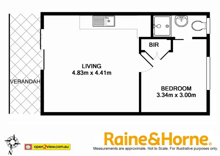Floorplan of Homely unit listing, 3/44 Ocean Street, Mollymook NSW 2539