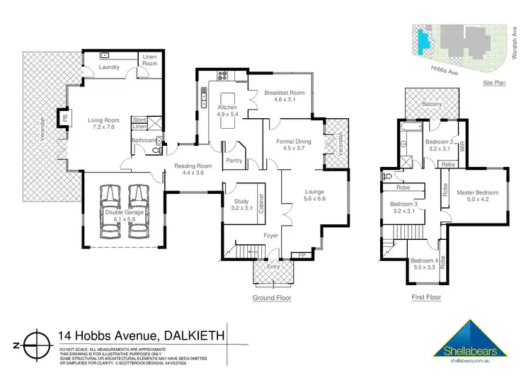 Floorplan of Homely house listing, 14 Hobbs Avenue, Dalkeith WA 6009