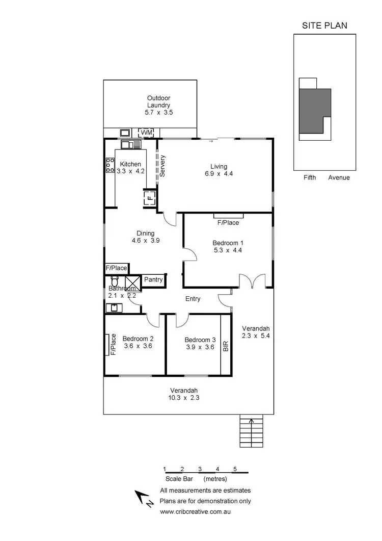 Floorplan of Homely house listing, 4 Fifth Avenue, Mount Lawley WA 6050