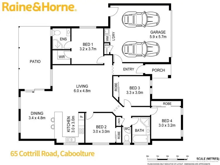 Floorplan of Homely house listing, 65 Cottrill Road, Caboolture QLD 4510