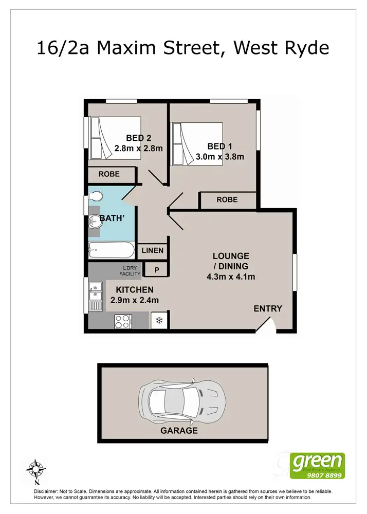 Floorplan of Homely unit listing, 14/ 960 Victoria Road, West Ryde NSW 2114