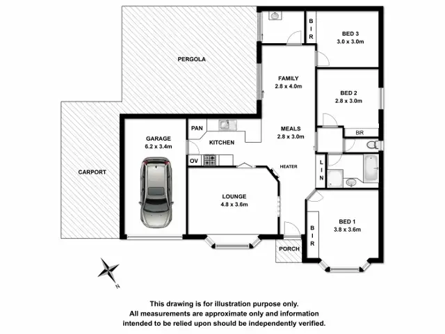 Floorplan of Homely house listing, 2 Wentworth Court, Mount Gambier SA 5290