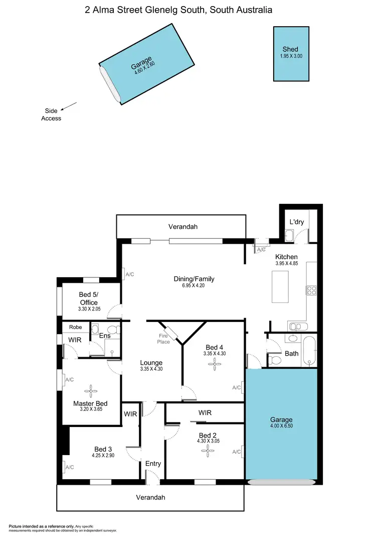 Floorplan of Homely house listing, 2 Alma Street, Glenelg South SA 5045
