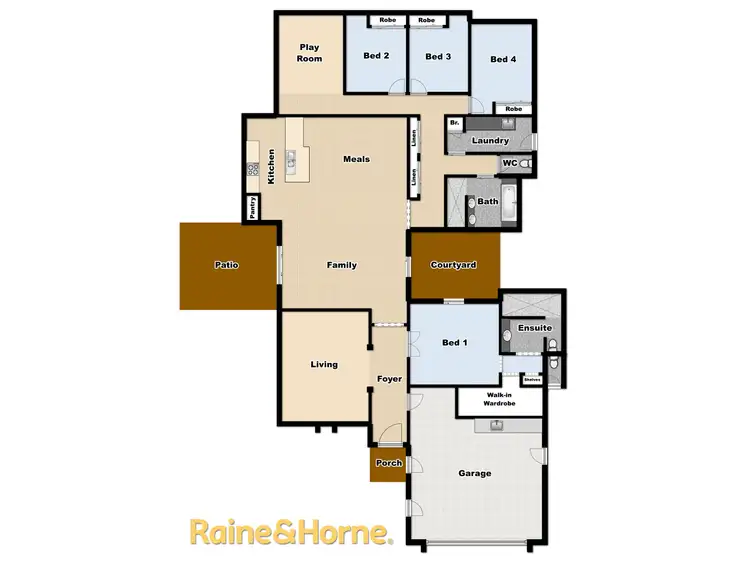 Floorplan of Homely house listing, 6 Regand Park Boulevard, Dubbo NSW 2830
