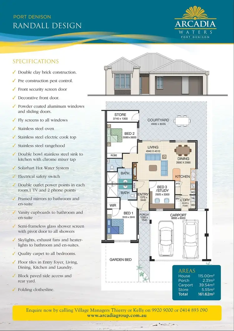 Floorplan of Homely retirement listing, 6 / 11 Fletcher Street, Port Denison WA 6525