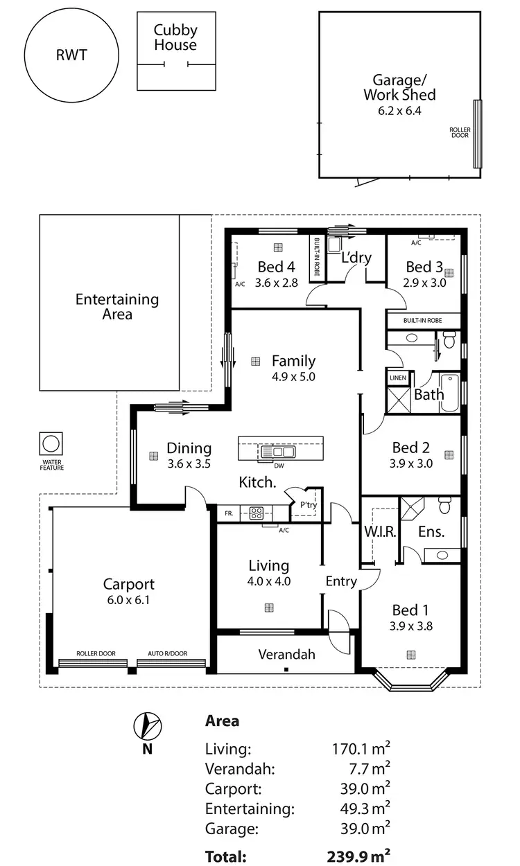 Floorplan of Homely house listing, 27 Lime Street, Strathalbyn SA 5255