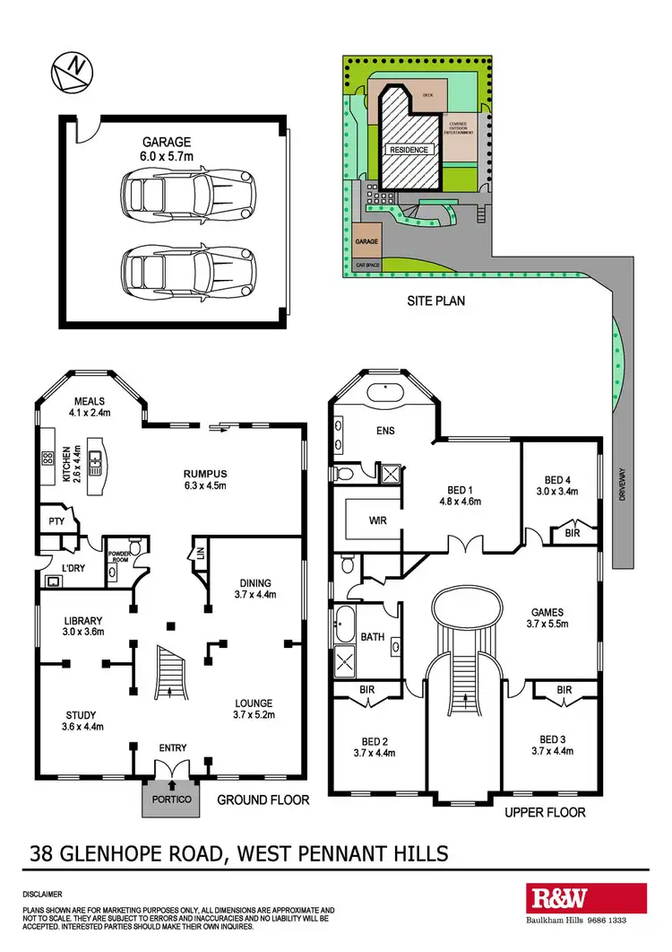 Floorplan of Homely house listing, 38 Glenhope Road, West Pennant Hills NSW 2125