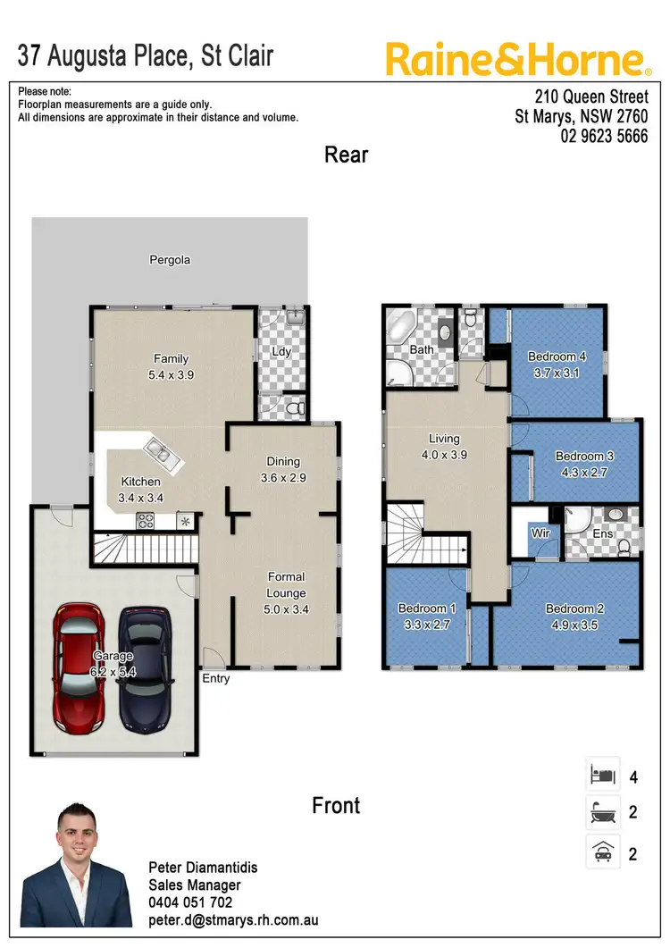 Floorplan of Homely house listing, 37 Augusta, St Clair NSW 2759