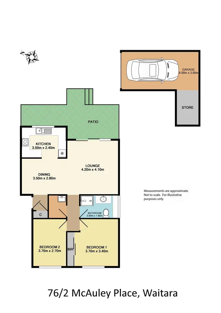 Floorplan of Homely unit listing, 76/2 McAuley Place, Waitara NSW 2077