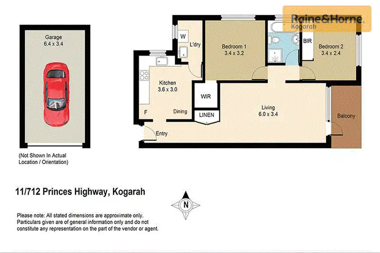Floorplan of Homely unit listing, 11/712 Princes Highway, Kogarah NSW 2217