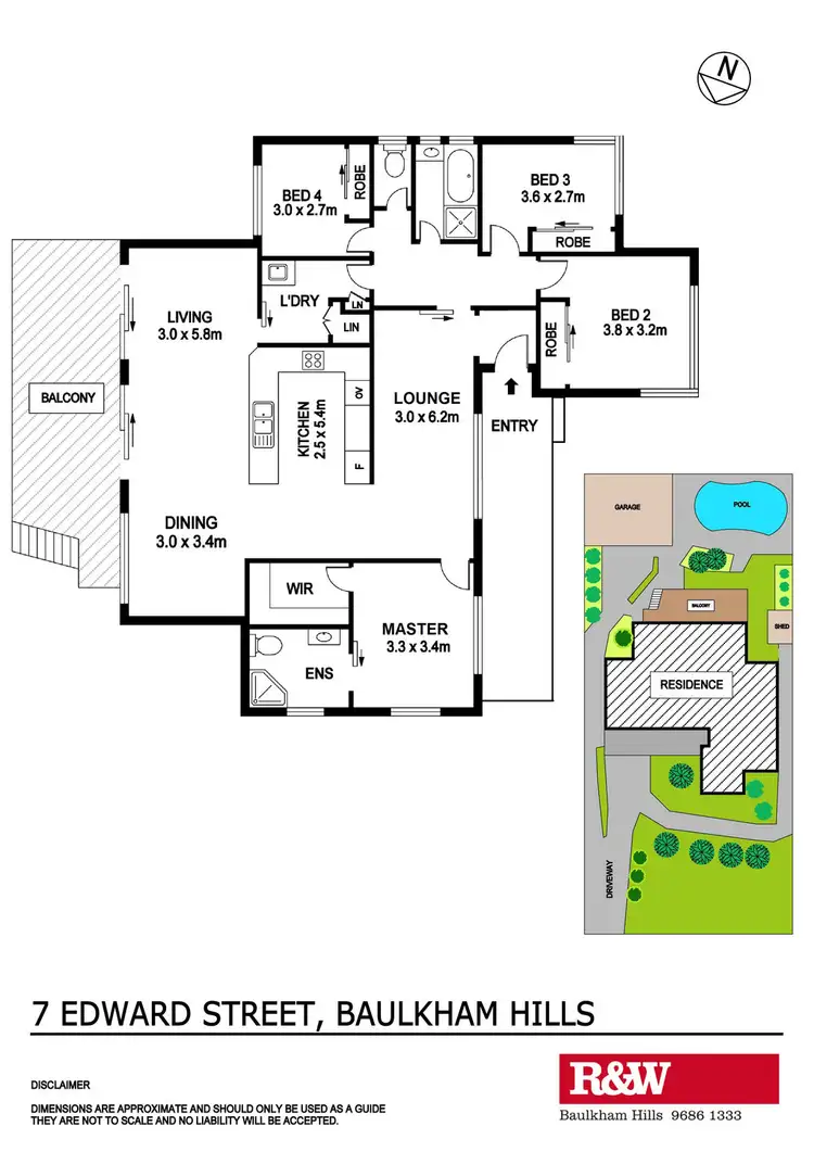 Floorplan of Homely house listing, Address available on request