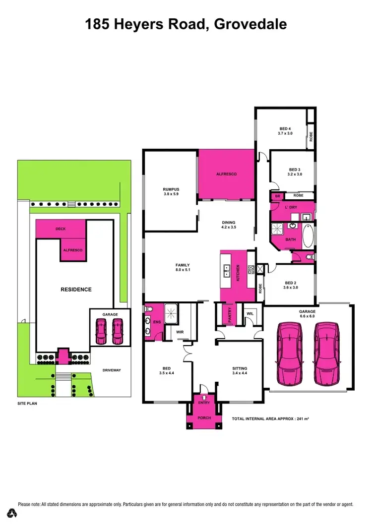 Floorplan of Homely house listing, 185 Heyers Road, Grovedale VIC 3216