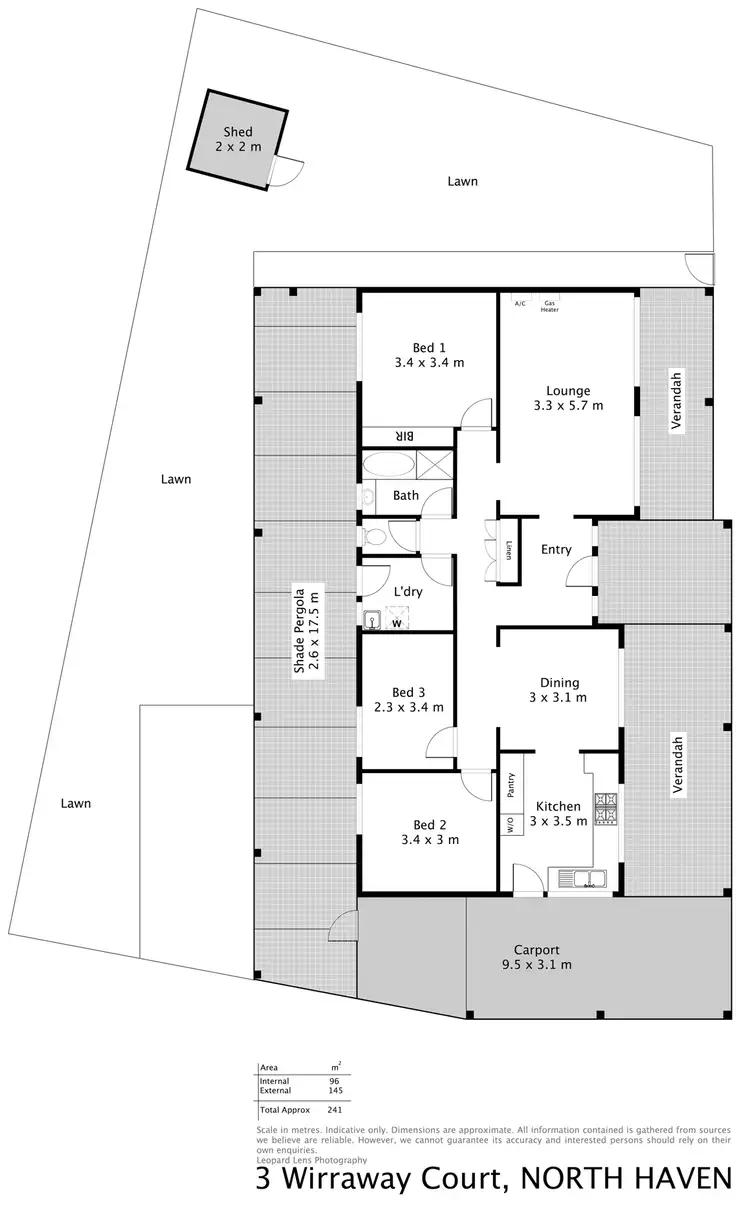 Floorplan of Homely house listing, 3 Wirraway Court, North Haven SA 5018