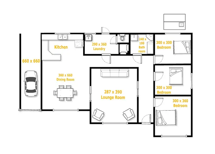 Floorplan of Homely house listing, 16 Le Hunte Street, Kilburn SA 5084