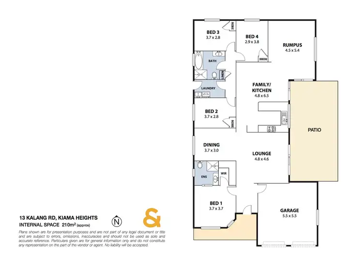 Floorplan of Homely house listing, 13 Kalang Road, Kiama Heights NSW 2533