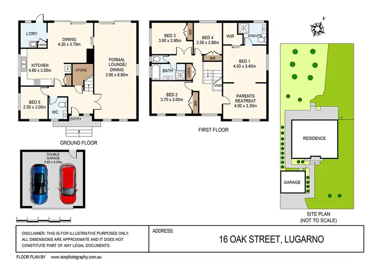 Floorplan of Homely house listing, 16 Oak Street, Lugarno NSW 2210
