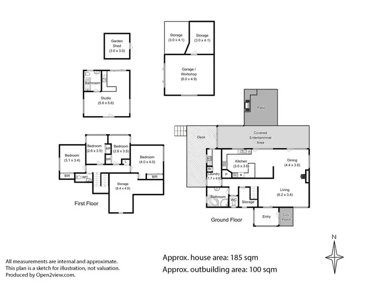 Floorplan of Homely house listing, 520 Leslie Road, Leslie Vale TAS 7054