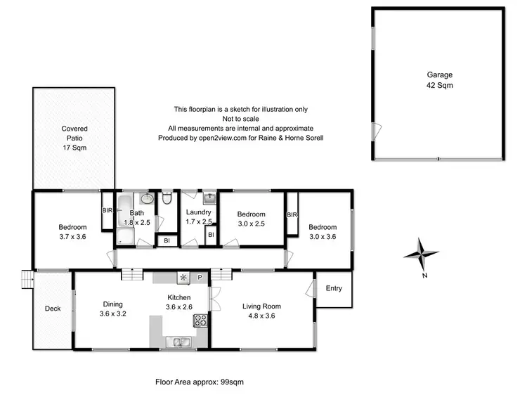 Floorplan of Homely house listing, 31 Honolulu Street, Midway Point TAS 7171