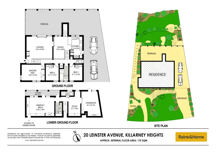 Floorplan of Homely house listing, 20 Leinster Avenue, Killarney Heights NSW 2087