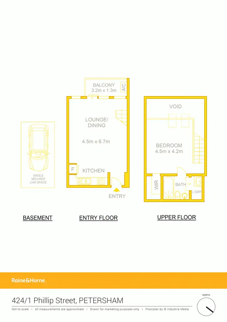 Floorplan of Homely apartment listing, 424/1 Phillip Street, Petersham NSW 2049