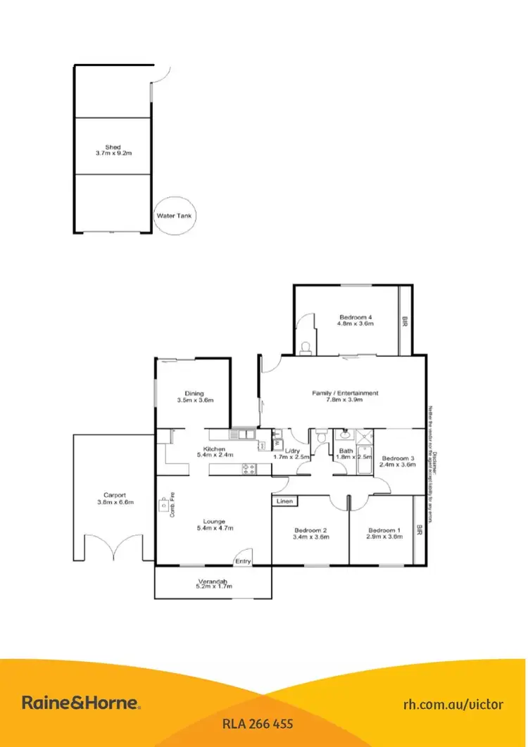 Floorplan of Homely house listing, 12 David Street, Mccracken SA 5211