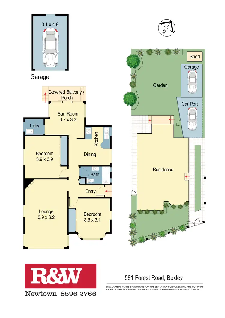 Floorplan of Homely house listing, 581 Forest Road, Bexley NSW 2207