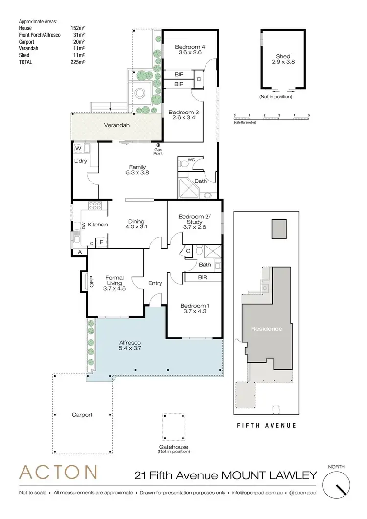 Floorplan of Homely house listing, 21 Fifth Avenue, Mount Lawley WA 6050