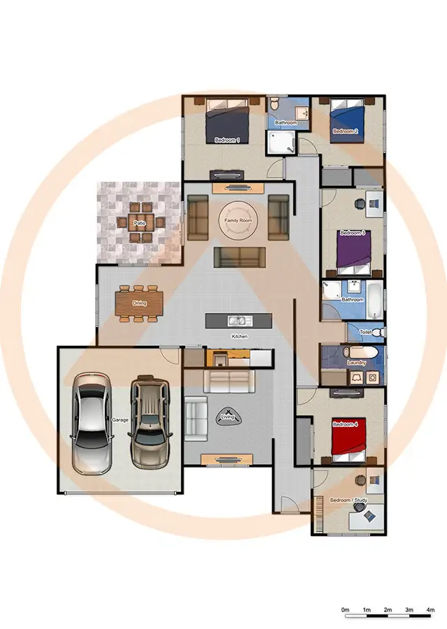 Floorplan of Homely house listing, 16 Lamberth Road, Regents Park QLD 4118