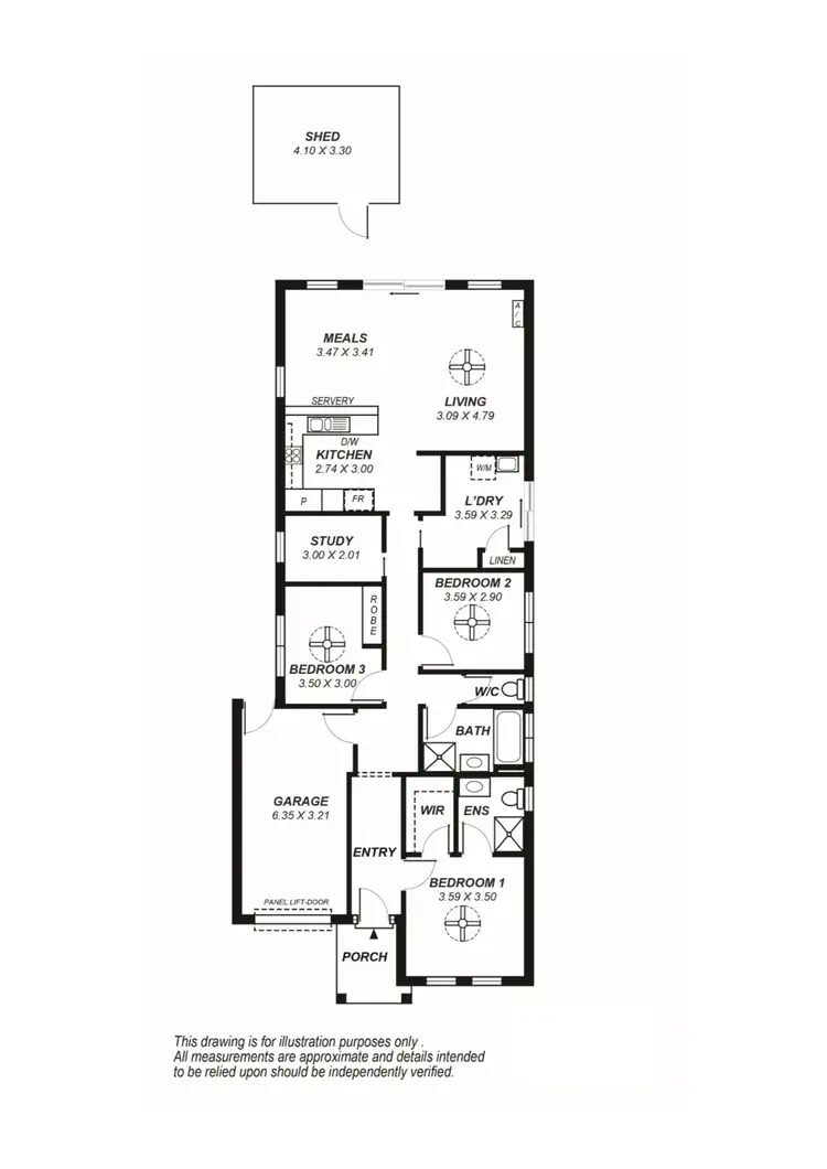 Floorplan of Homely house listing, 18 Lancaster Circuit, Old Noarlunga SA 5168