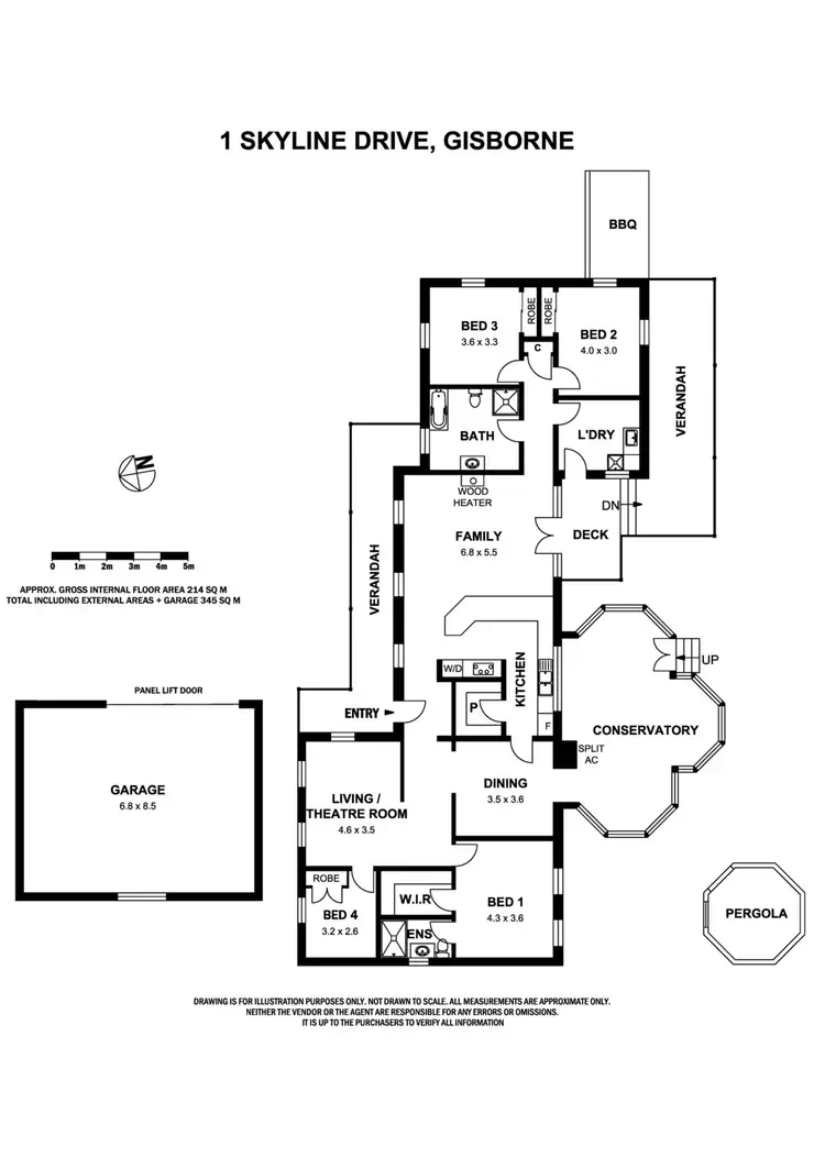 Floorplan of Homely house listing, 1 Skyline Drive, Gisborne VIC 3437