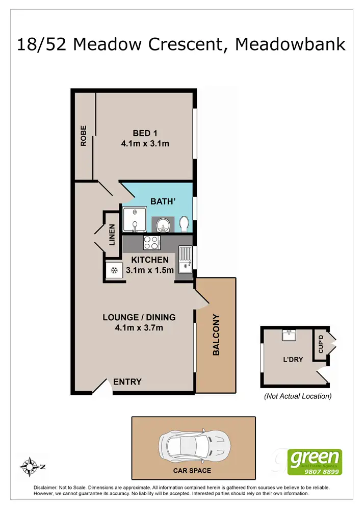 Floorplan of Homely unit listing, 18/52 Meadow Crescent, Meadowbank NSW 2114