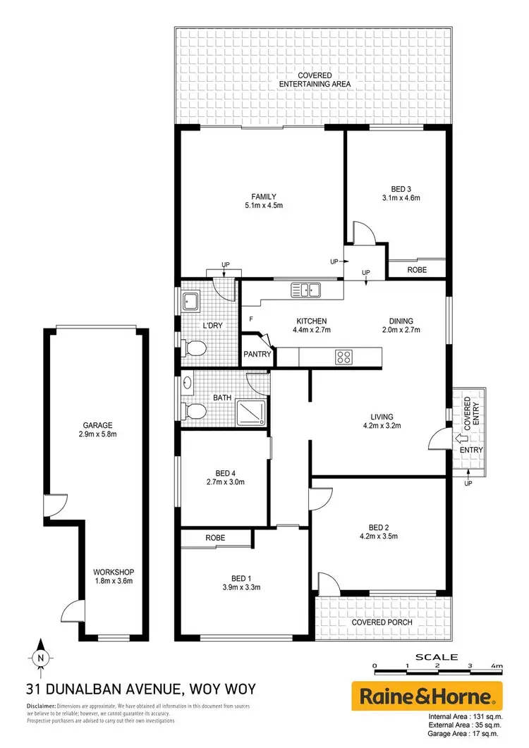 Floorplan of Homely house listing, 31 Dunalban Avenue, Woy Woy NSW 2256