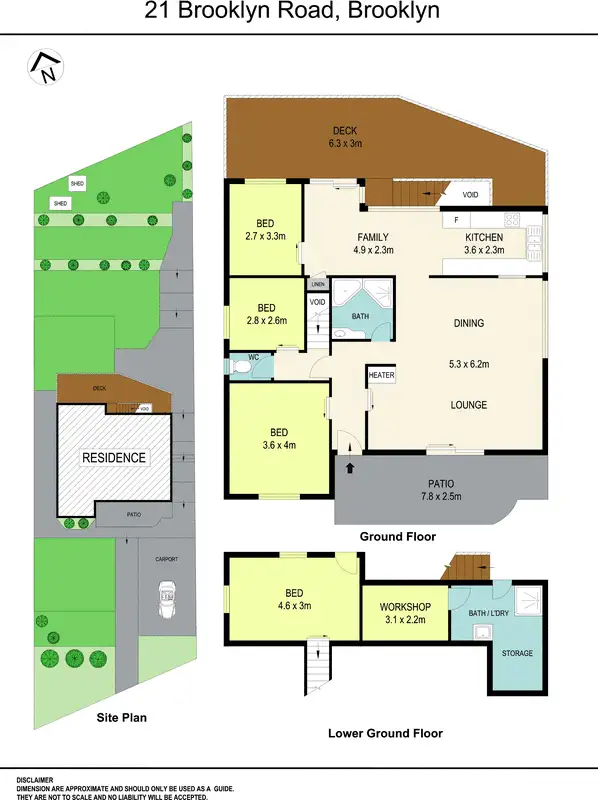 Floorplan of Homely house listing, 21 Brooklyn Road, Brooklyn NSW 2083