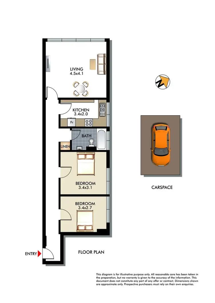 Floorplan of Homely apartment listing, 62/355 Old South Head Road, North Bondi NSW 2026
