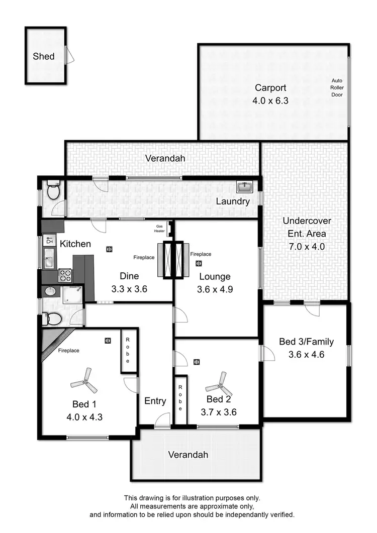 Floorplan of Homely house listing, 26 Jervois Ave, West Hindmarsh SA 5007
