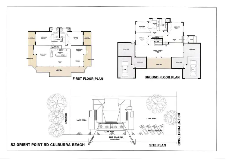 Floorplan of Homely house listing, 82 Orient Point Road, Culburra Beach NSW 2540