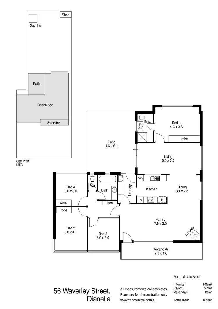 Floorplan of Homely house listing, 56 Waverley Street, Dianella WA 6059