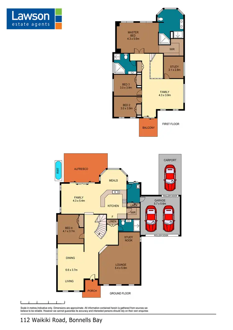 Floorplan of Homely house listing, 112 Waikiki Road, Bonnells Bay NSW 2264