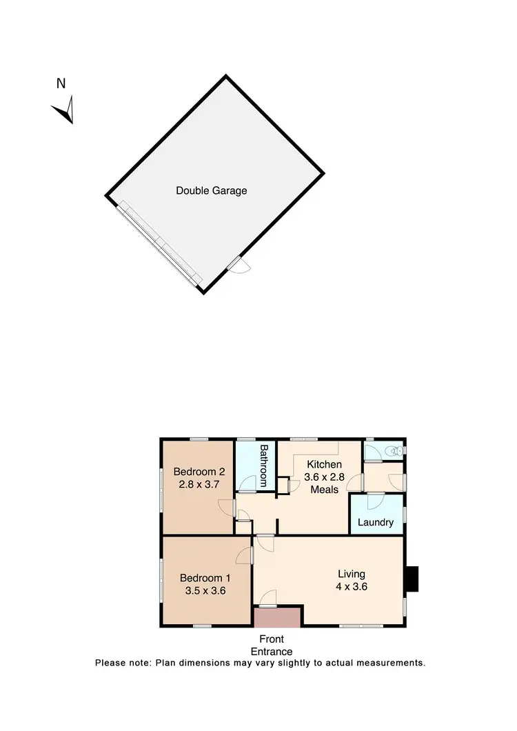 Floorplan of Homely house listing, 2 Little Dodds Street, Golden Point VIC 3350