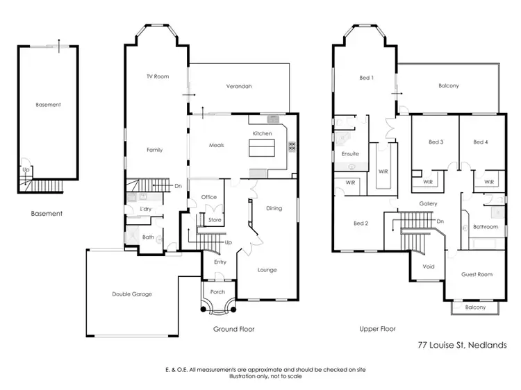 Floorplan of Homely house listing, 77 Louise Street, Nedlands WA 6009