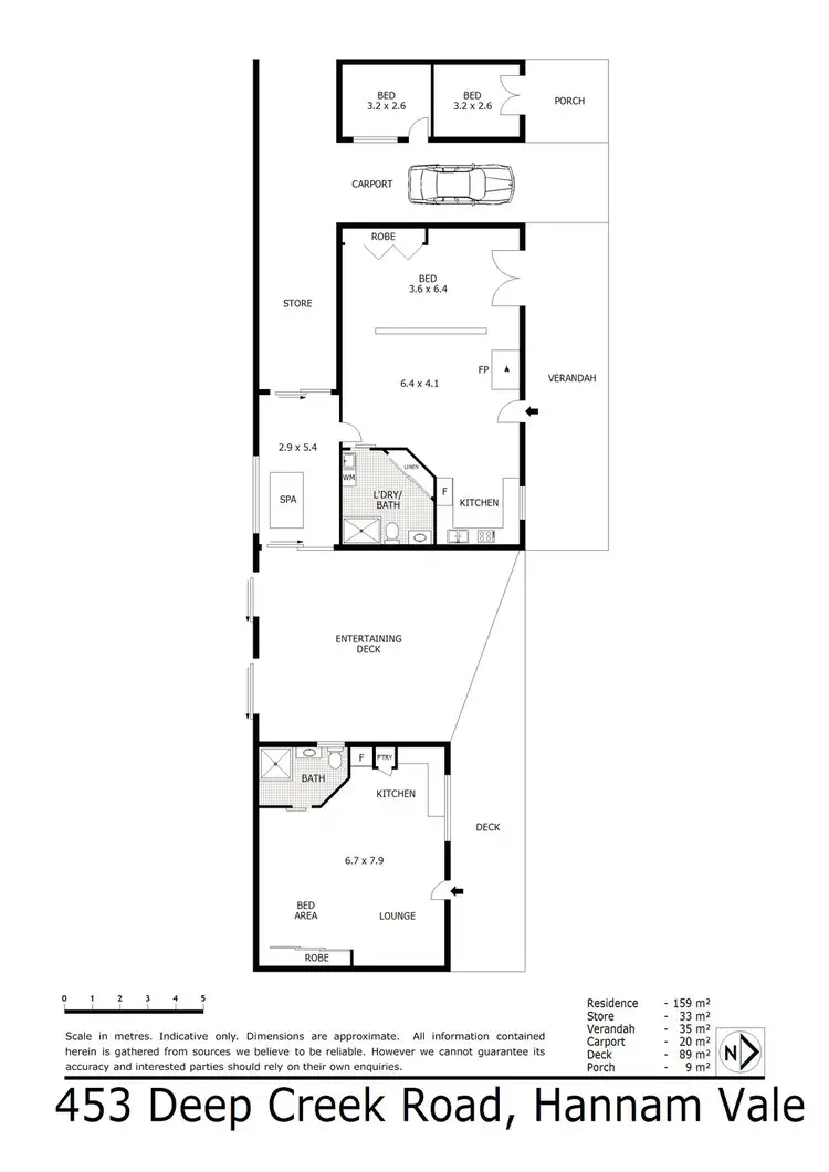 Floorplan of Homely rural property listing, 453 Deep Creek Road, Hannam Vale NSW 2443
