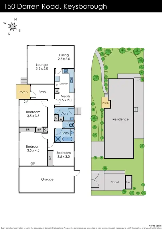 Floorplan of Homely house listing, 150 Darren Road, Keysborough VIC 3173