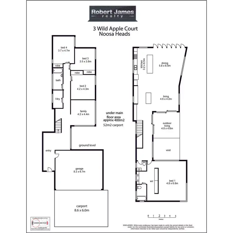 Floorplan of Homely house listing, 3 Wild Apple Court, Noosa Heads QLD 4567
