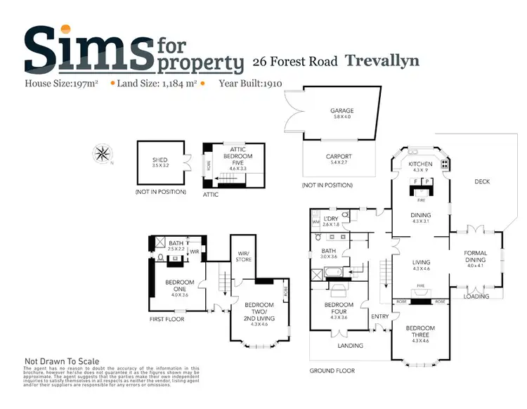 Floorplan of Homely house listing, 26 Forest Road, Trevallyn TAS 7250