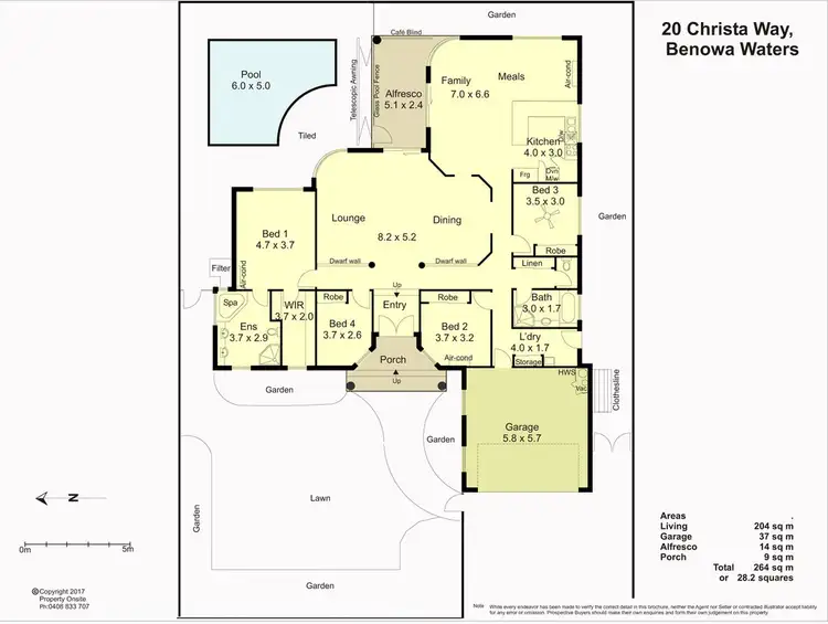 Floorplan of Homely house listing, 20 Christa Way, Benowa Waters QLD 4217