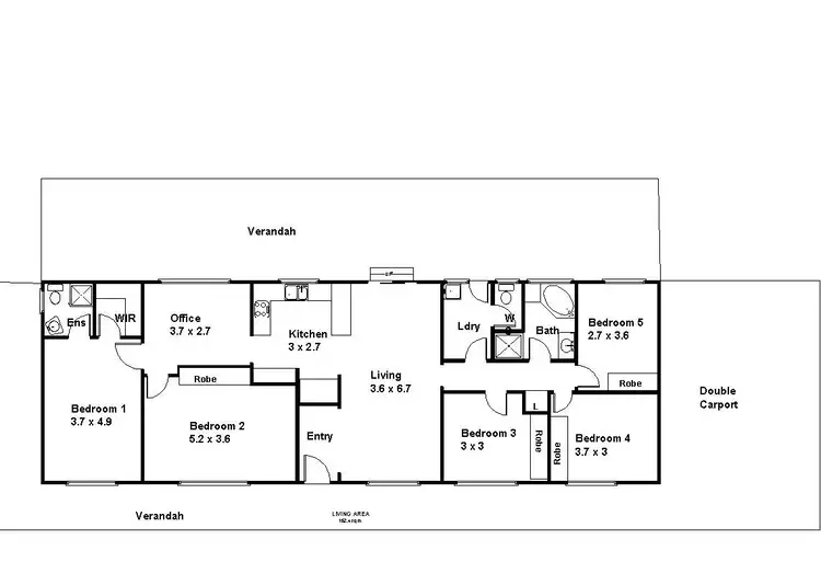 Floorplan of Homely house listing, 18706 Sturt Highway, Monash SA 5342