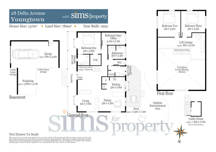Floorplan of Homely house listing, 28 Delta Avenue, Youngtown TAS 7249