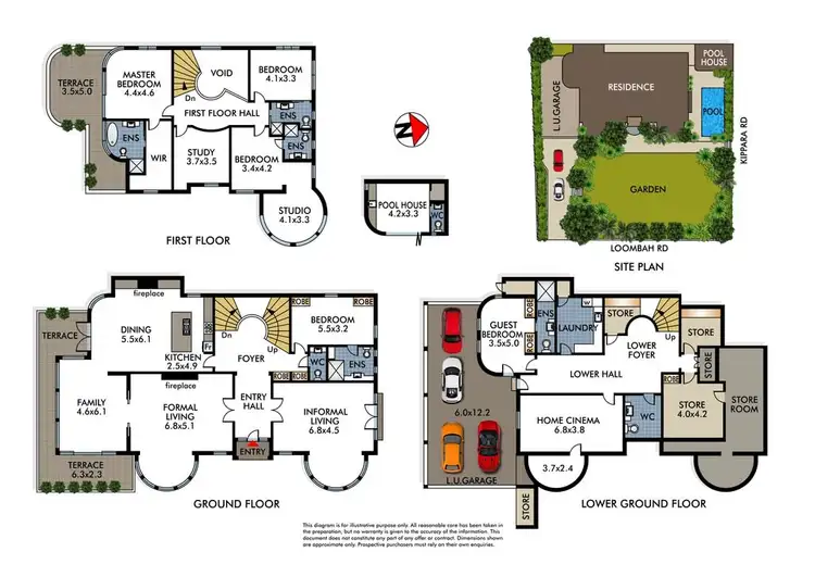 Floorplan of Homely house listing, 1 Kippara Road, Dover Heights NSW 2030