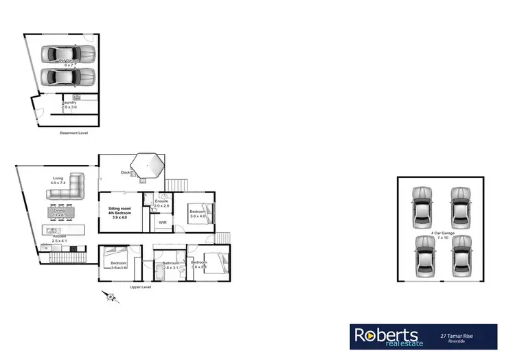 Floorplan of Homely house listing, 27 Tamar Rise, Riverside TAS 7250